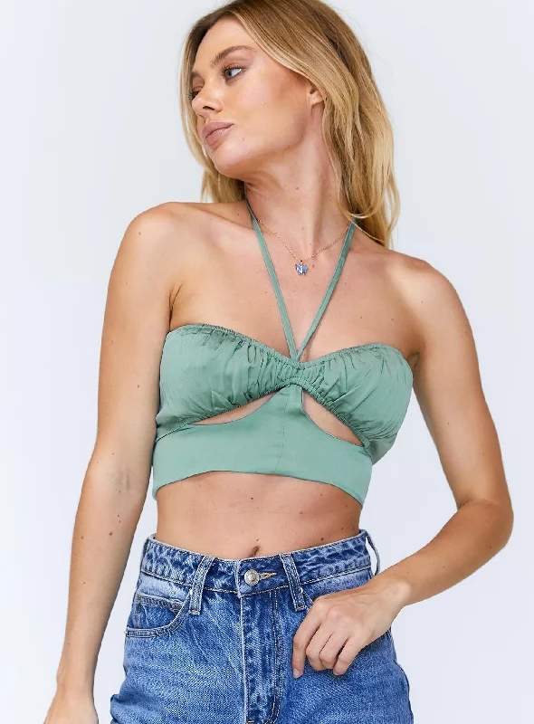 Quality Wear Sascha Top Green