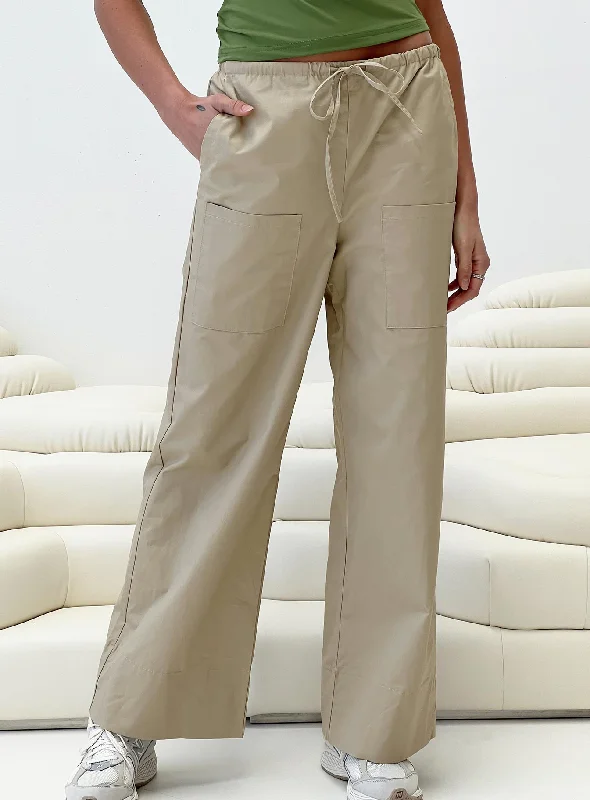 Flash Sales Erilyn Drawstring Pants Beige