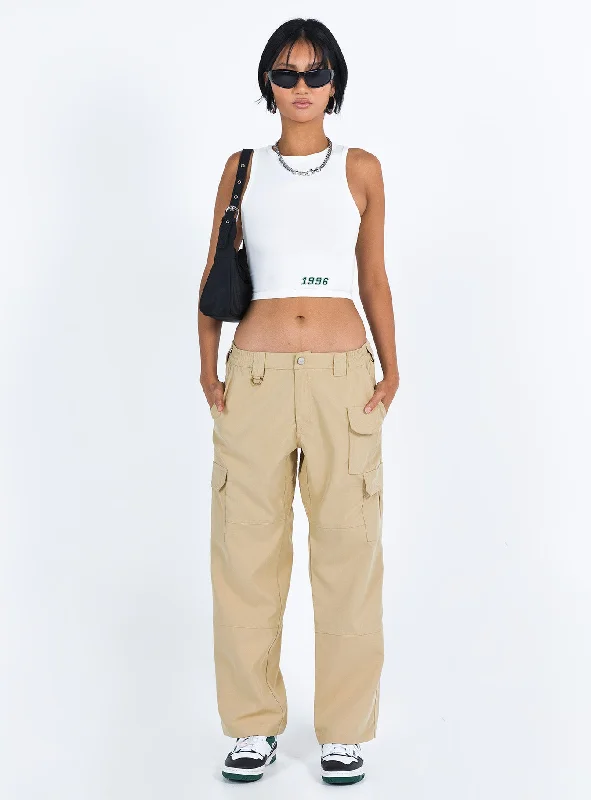 Women's Trendy Outfits Aysa Cargo Pants Khaki