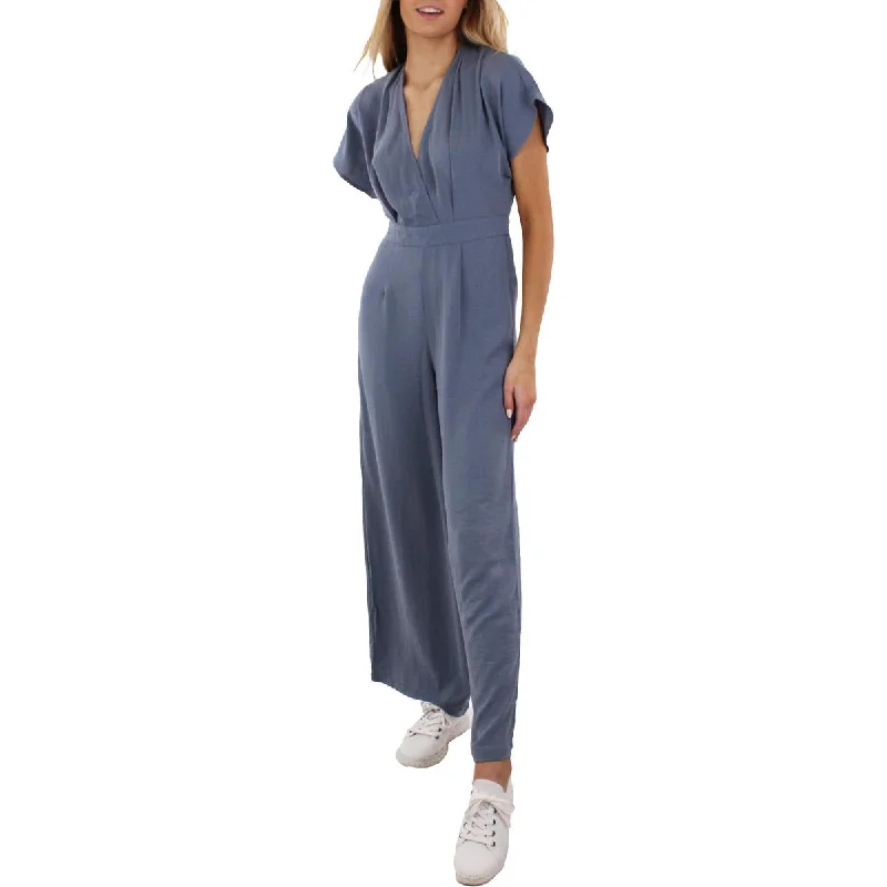 Best Deals Of The Season Maronie Womens Wide Leg V Neck Jumpsuit