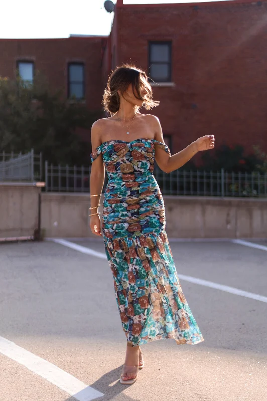 Premium Fashion Island Blossom Maxi Dress