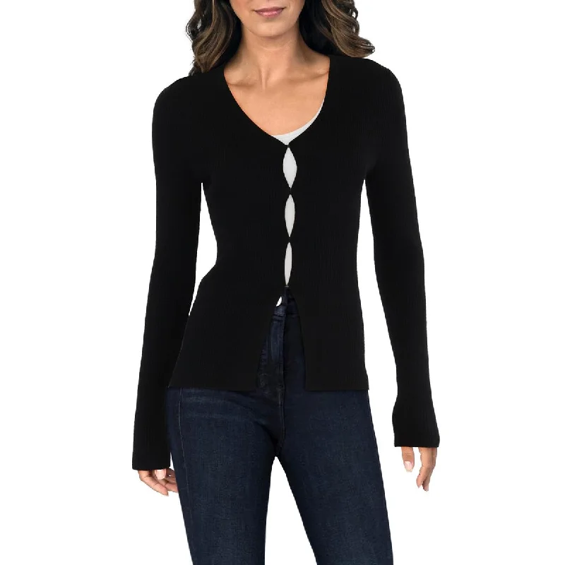 Trend Leading Collection Womens V Neck Long Sleeve Cardigan Sweater