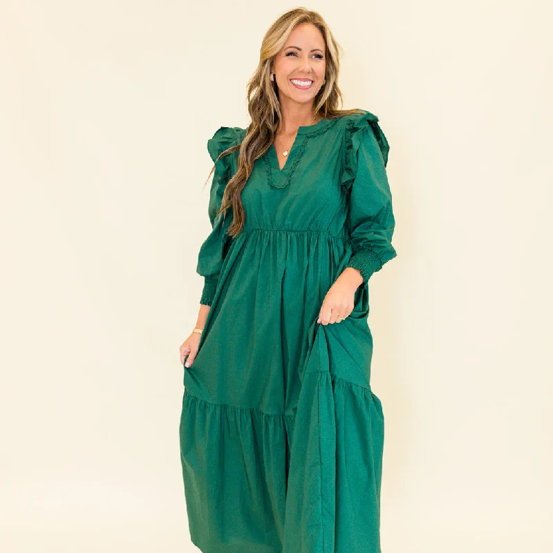 Trendy Casual Outfits Journey of Us Maxi Dress, Green