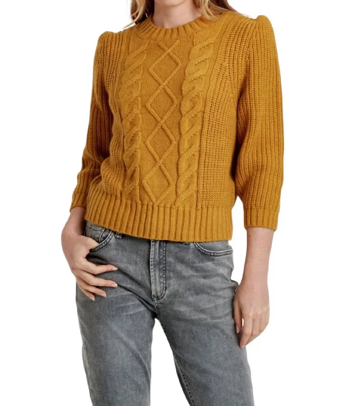 Gift Ideas Priya Sweater In Ochre