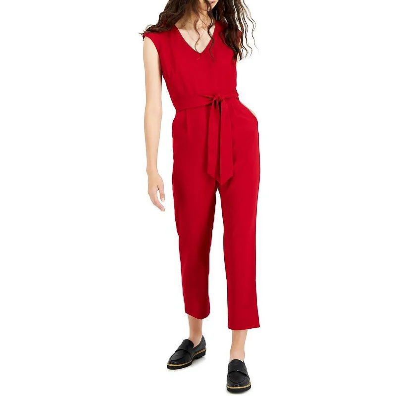 Affordable Online Boutique Bar III Womens V-Neck Cropped Jumpsuit