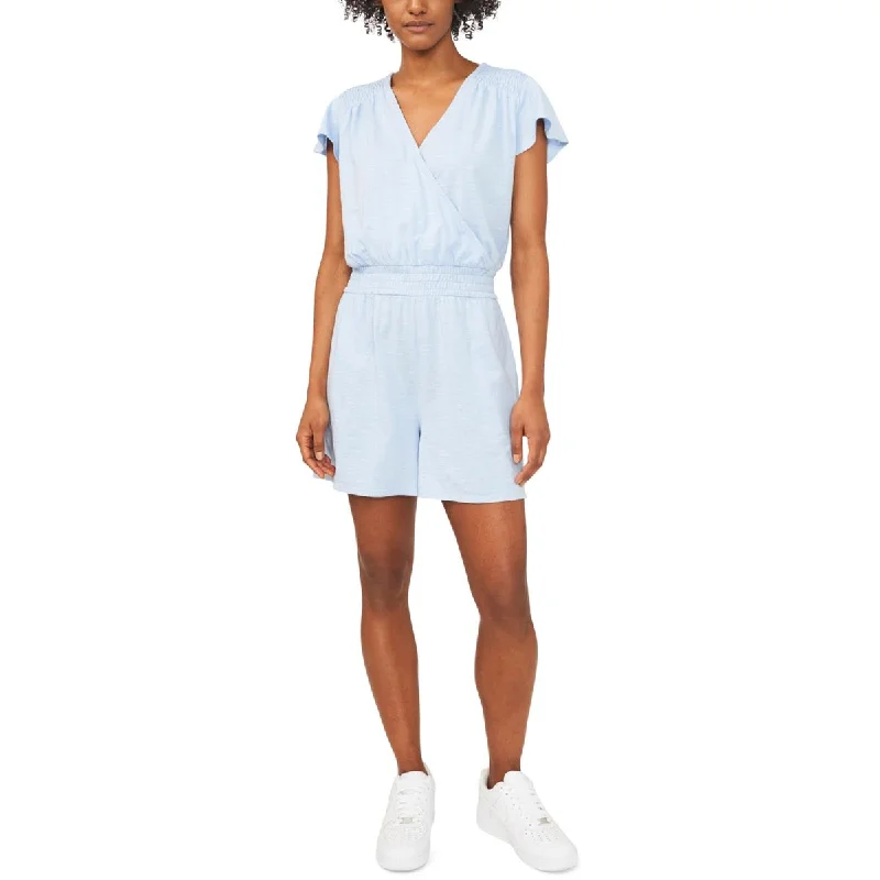 Attire Sale Riley & Rae Womens Surplice Smocked Romper