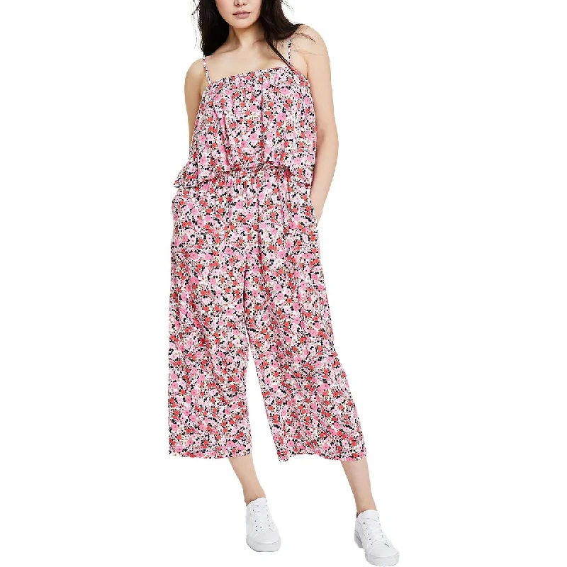 Mega Sale Tommy Hilfiger Womens Drapey Floral Jumpsuit