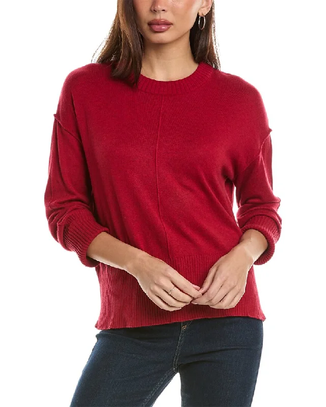 Weekend Sale Hannah Rose Bungalow Boxy Cashmere-Blend Sweater