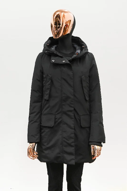 Stylish Women's Apparel WOMENS COPY WINTER HOODED PARKA BLACK