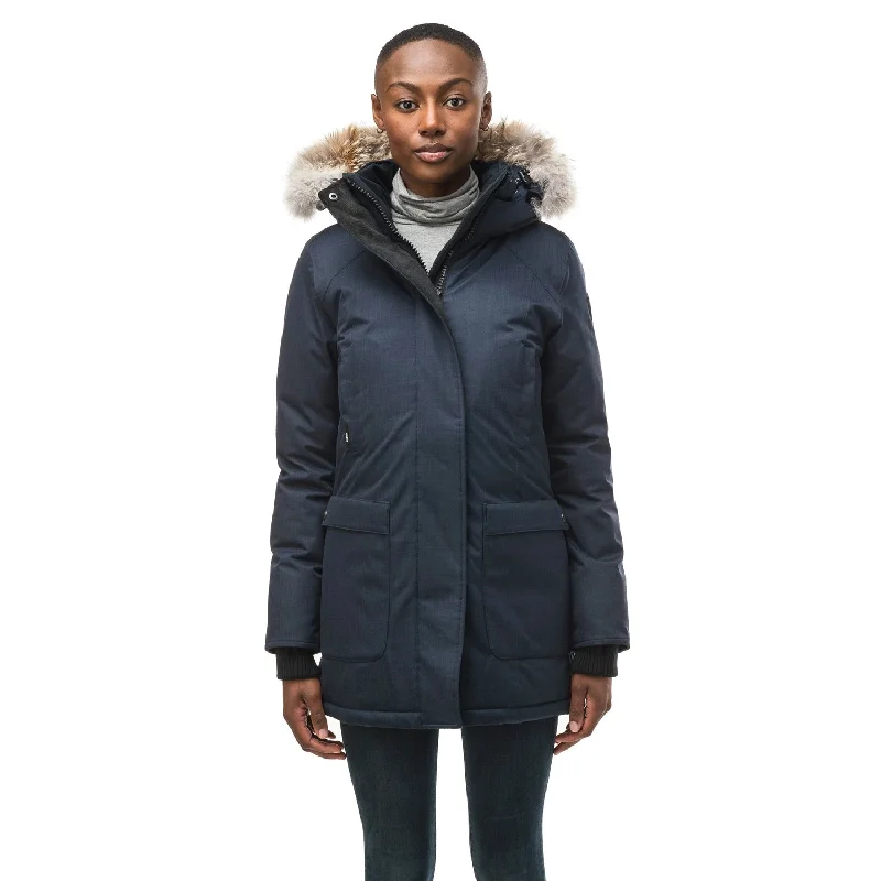 Casual Fashion Carla Women's Parka Navy