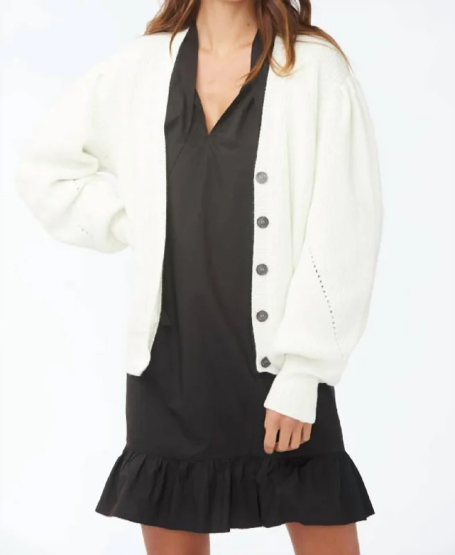 Daily Deals Mandel Cardigan In Soft White