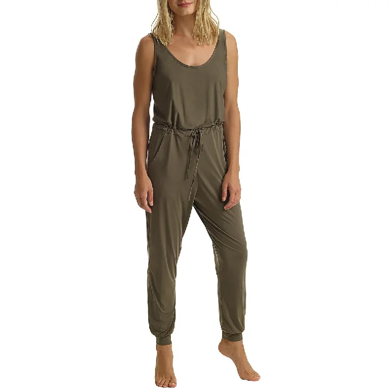 Fashionista Favorites Commando Womens Drawstring Hem Micromodal Jumpsuit