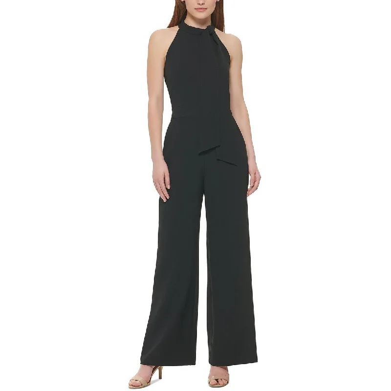 Casual Dresses for Women Vince Camuto Womens Petites Crepe Sleeveless Jumpsuit