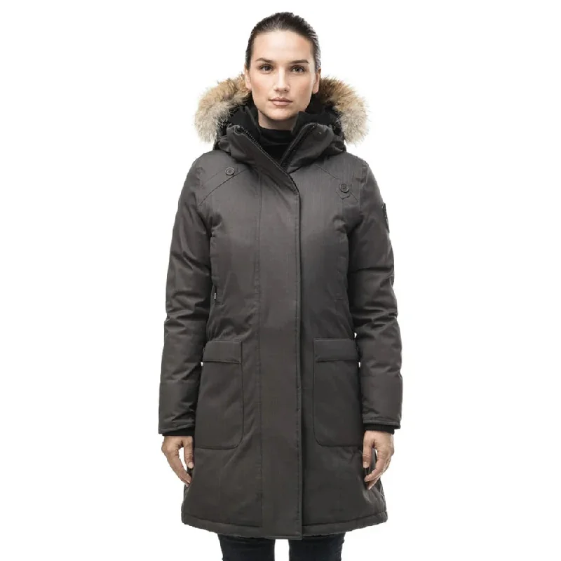 End of Season Sale MERIDETH LADIES PARKA STEEL GREY