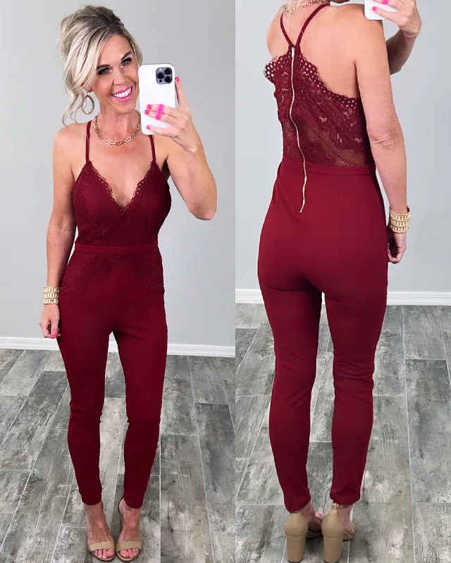 Trendy Women's Apparel Life Is Great Jumpsuit