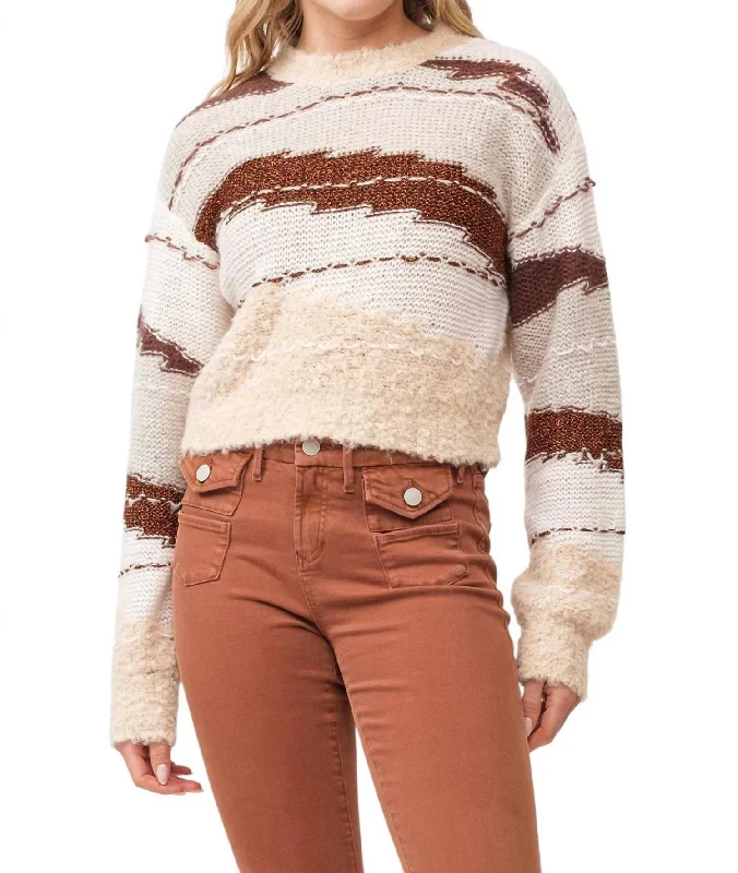 Browse Our Top Products Gabriela Sweater In Toasted Gingerbread