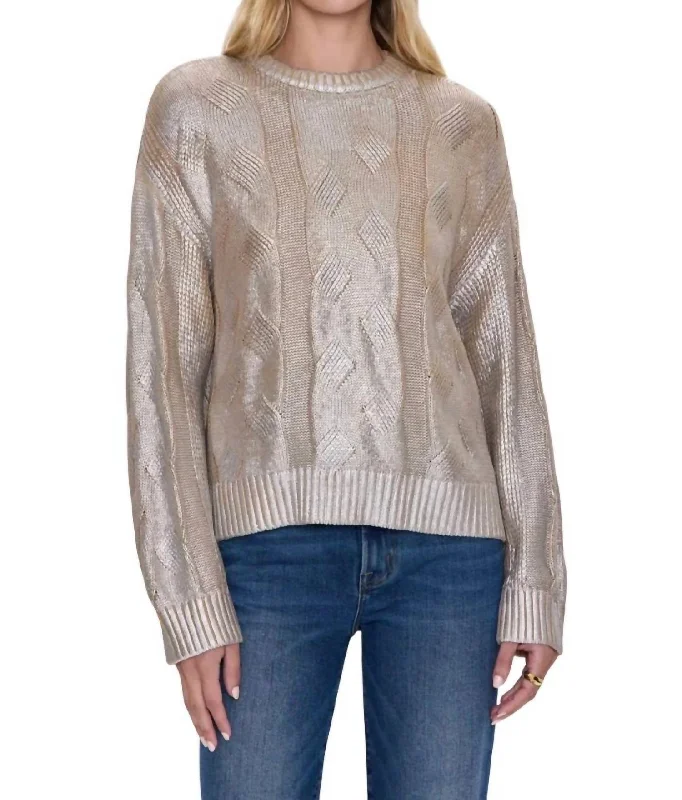 Discount Store Everly Sweater In Gilded Castle