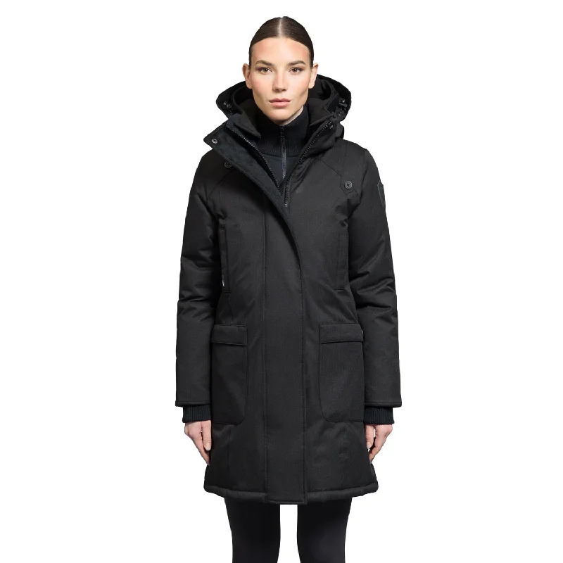 Relaxed Style Merideth Furless Ladies Parka Black