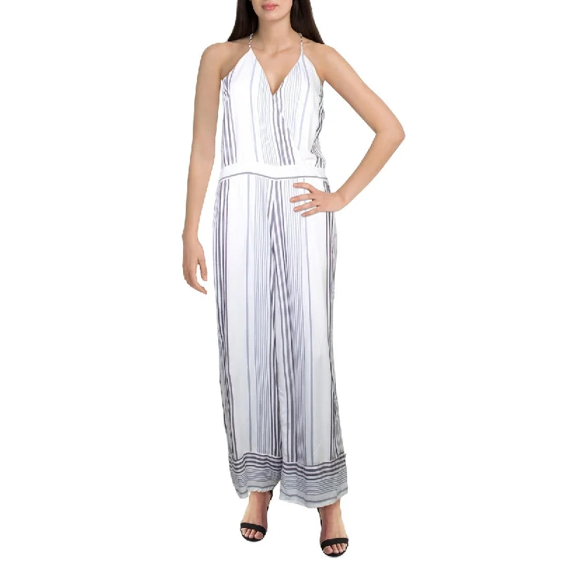 Elevate Your Wardrobe Willow & Clay Womens Striped Culotte Jumpsuit