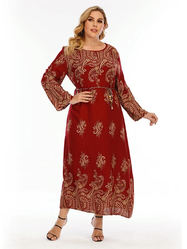 Mega Sale KittenAlarm - Plus Size Oversized Print Longline Dress