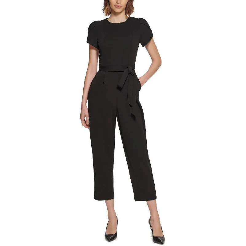 Trend Alert Calvin Klein Womens Petites Cropped Jumpsuit