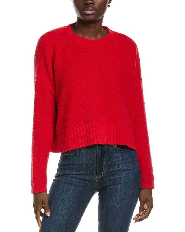 Fashion Forward Femme EILEEN FISHER Terry Loop Cashmere-Blend Sweater