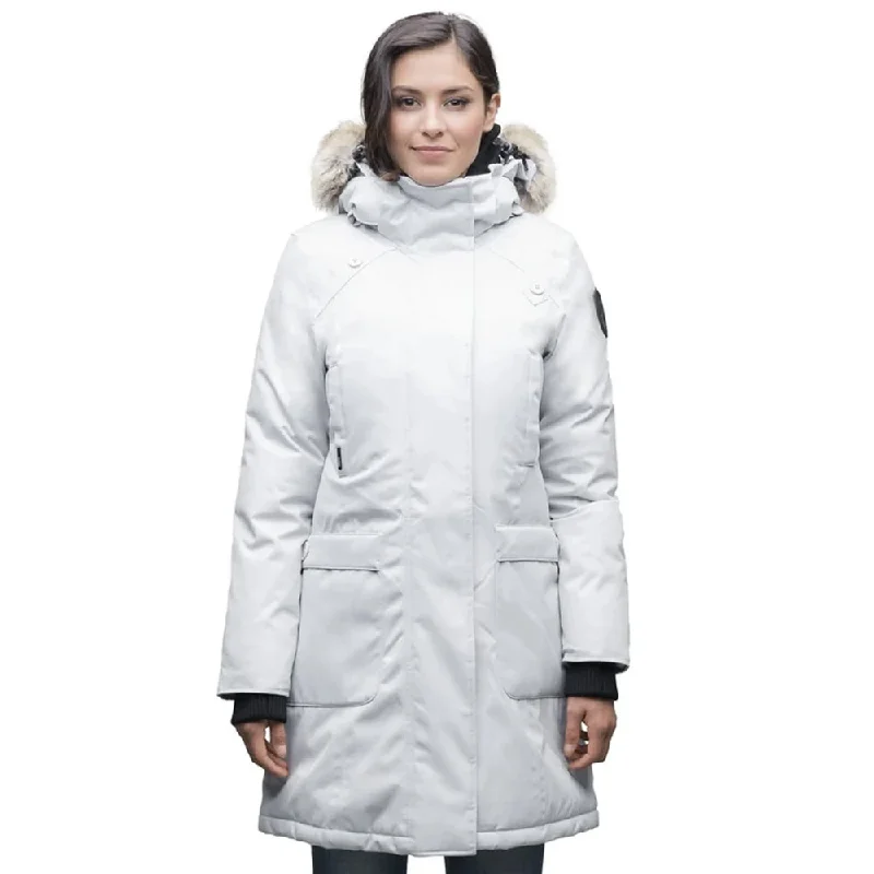 Clearance Sale MERIDETH LADIES PARKA LIGHT GREY