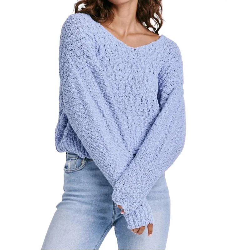 Affordable Online Boutiques Lexi Knit Sweater In Cornflower