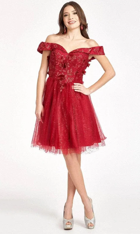 Quality Driven Apparel Elizabeth K GS1978 - Sweetheart Glitter Cocktail Dress