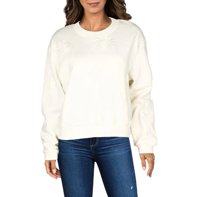 Chic Trend Collection Womens Crewneck Embroidered Pullover Sweater