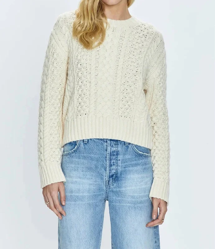 Easygoing Women's Style Quinn Sweater In Ivory