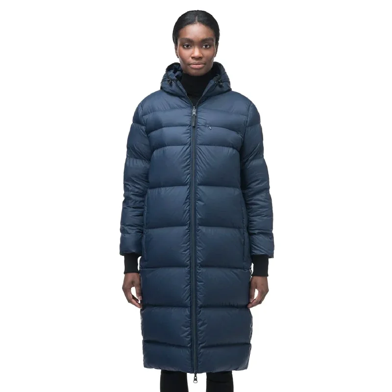 Boutique Styles Gibson Women's Reversible Oversized Puffer Marine