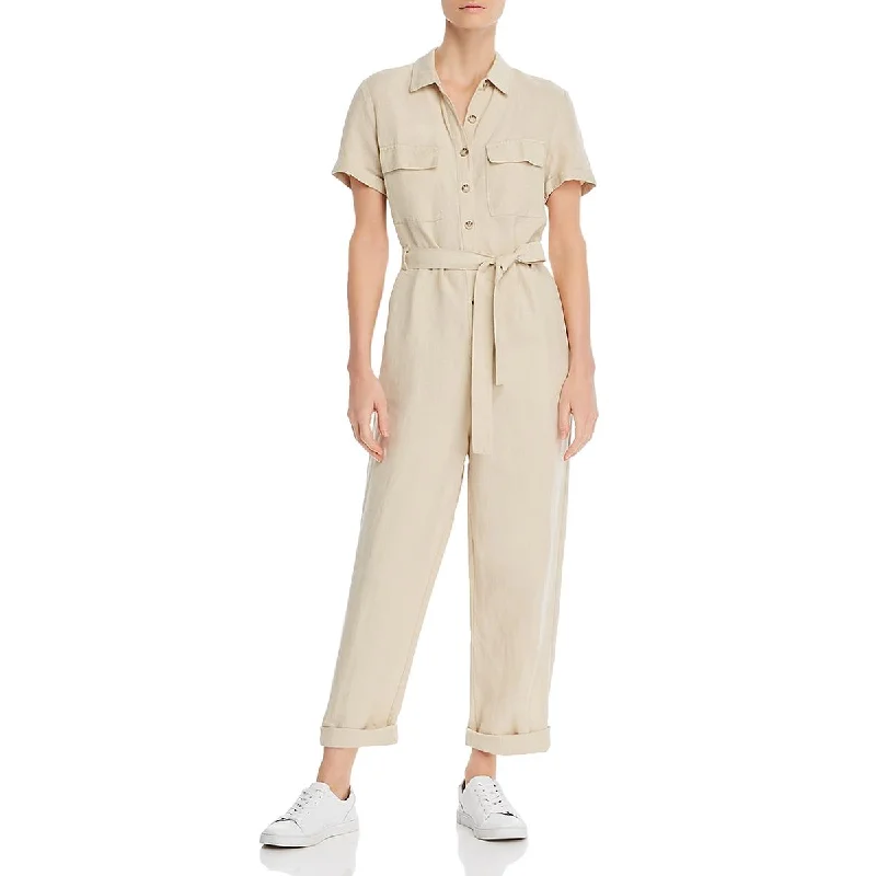 Clearance Sale Rails Womens Belted Short SLeeve Jumpsuit