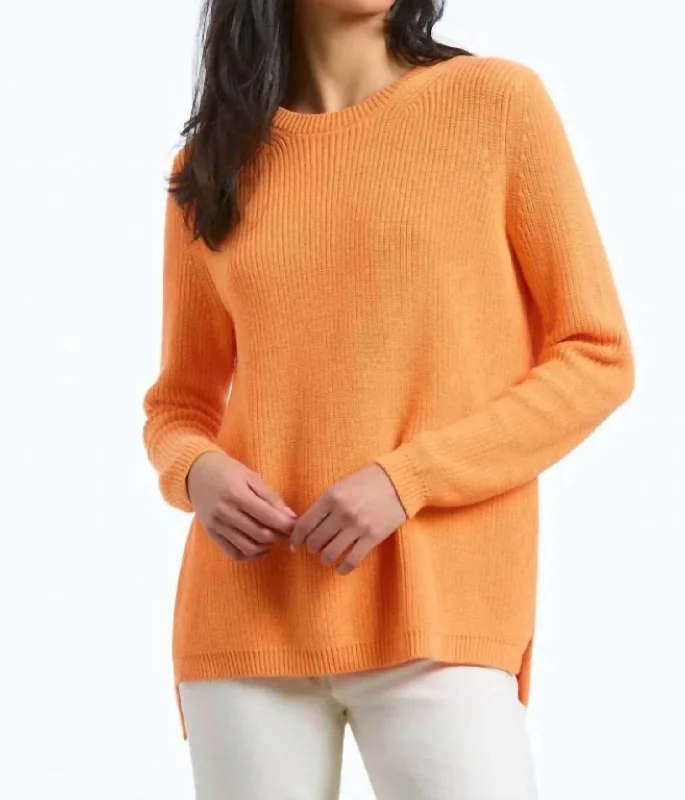 Timeless Women's Fashion Styles Emma Crewneck Sweater In Sorbet