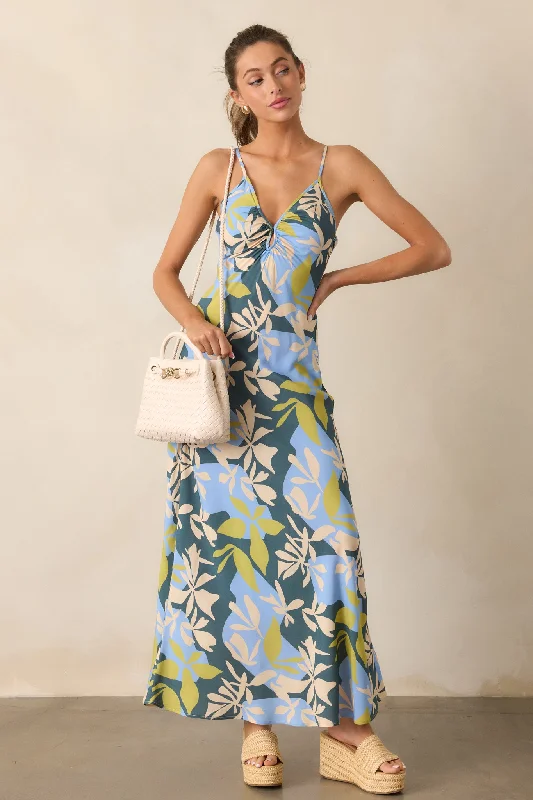 Sophisticated Style MINKPINK Artistic Garden Green Maxi Dress