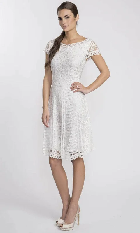 Runway Inspired Wear Soulmates D1319 - Hand Crochet Lace Wedding Party Bridal Shower Dress