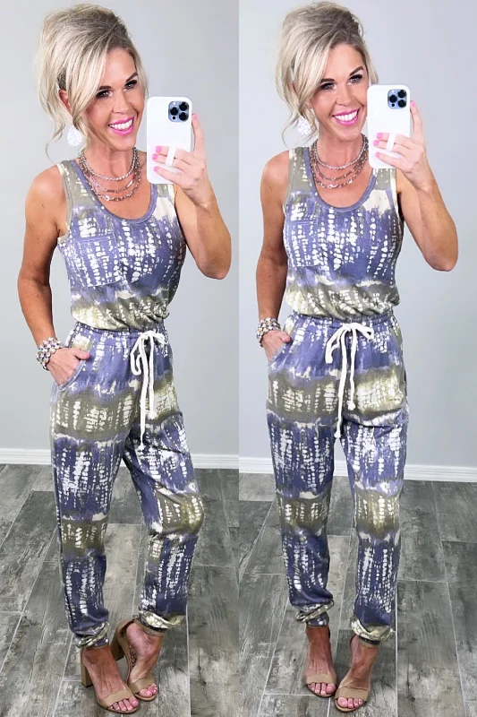 Fashion-forward Women's Clothing Tie Dye Jumpsuit