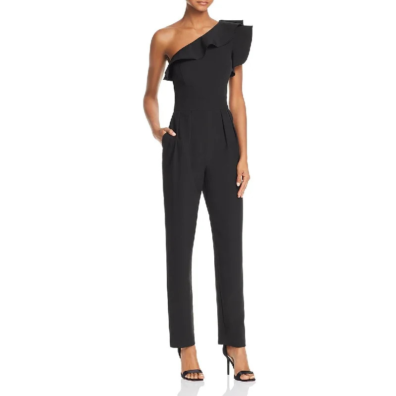 New Styles Just In Eliza J Womens One Shoulder Cocktail Jumpsuit