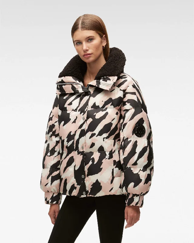 High End Women's Wear BAISLEY PUFFER ROSE SMOKE CAMO