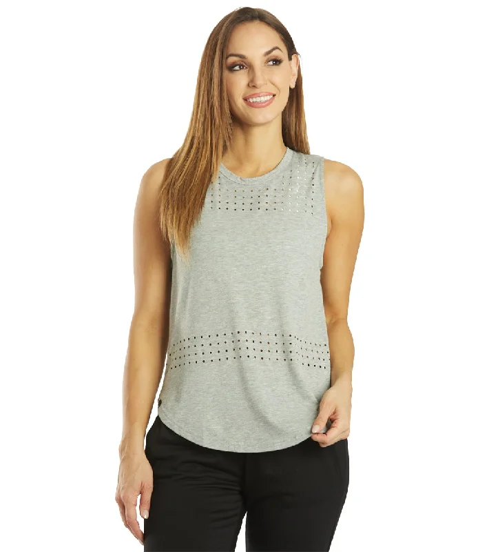 Stylish Everyday Clothing Glyder Mood Yoga Tank Heather Grey