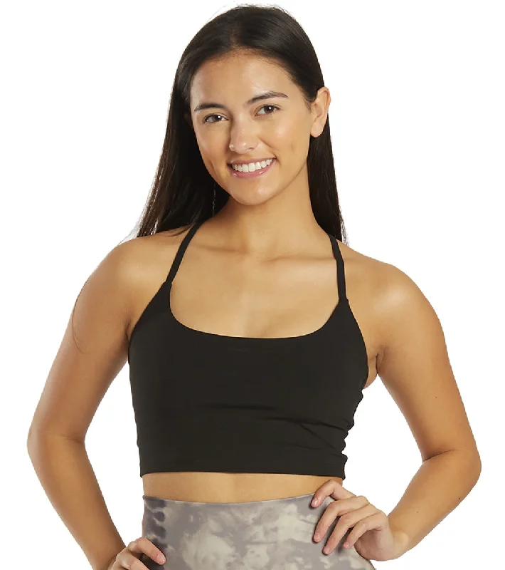 Stupidly Low Prices Glyder Pure Yoga Crop Top Black