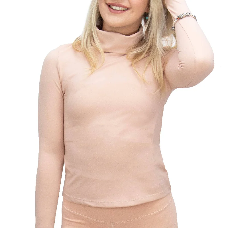 Elegant Styles Long Sleeve Top - Sand