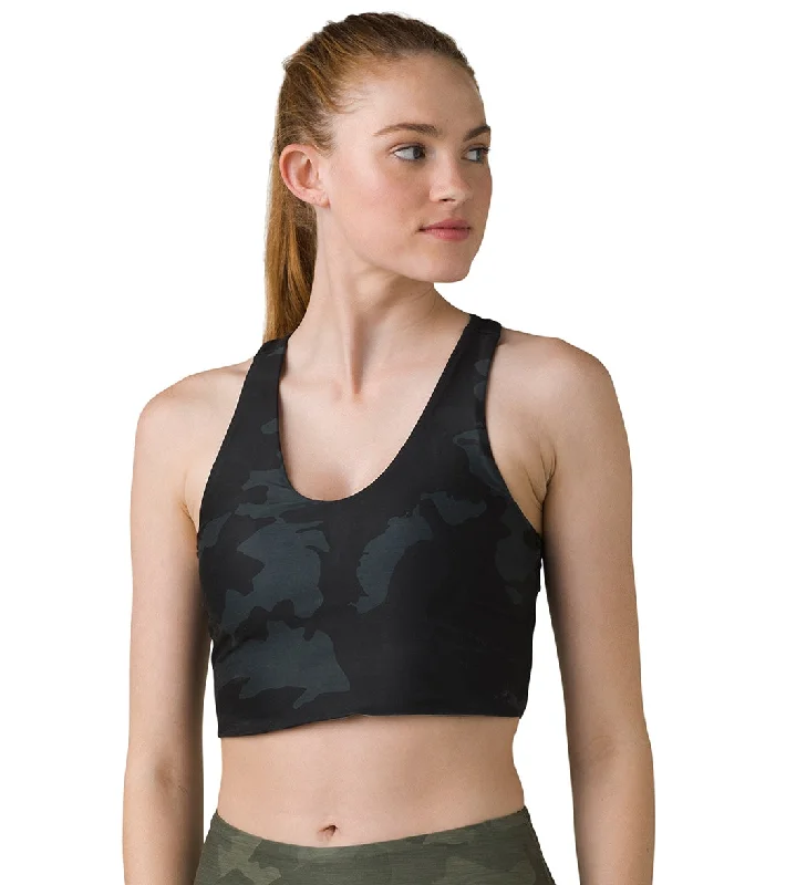 Trendy Threads prAna Momento Crop Top Black Camo