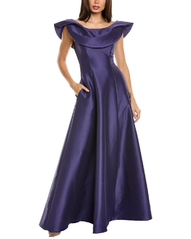 Current Trends Badgley Mischka Mikado Gown