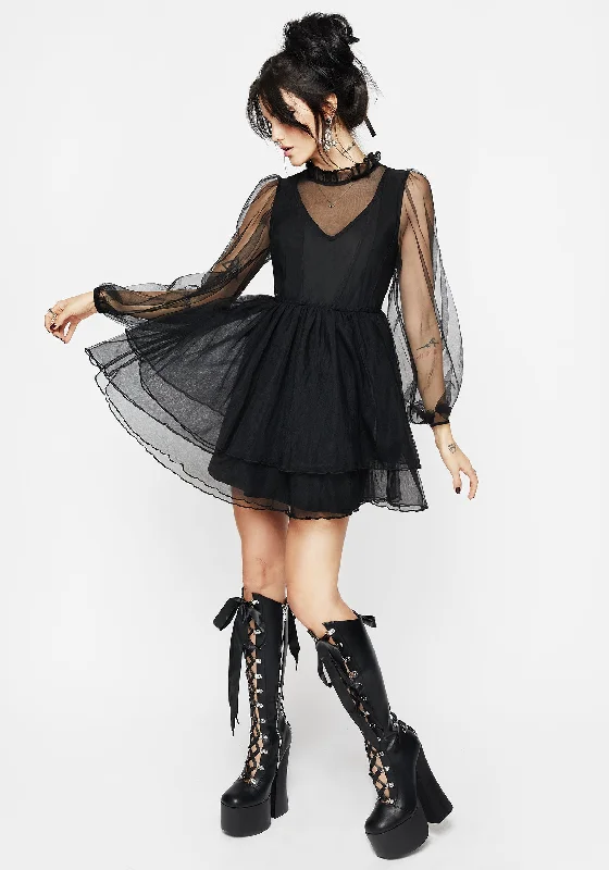 Special Occasion Wear Headhunter Frill Neck Mini Dress