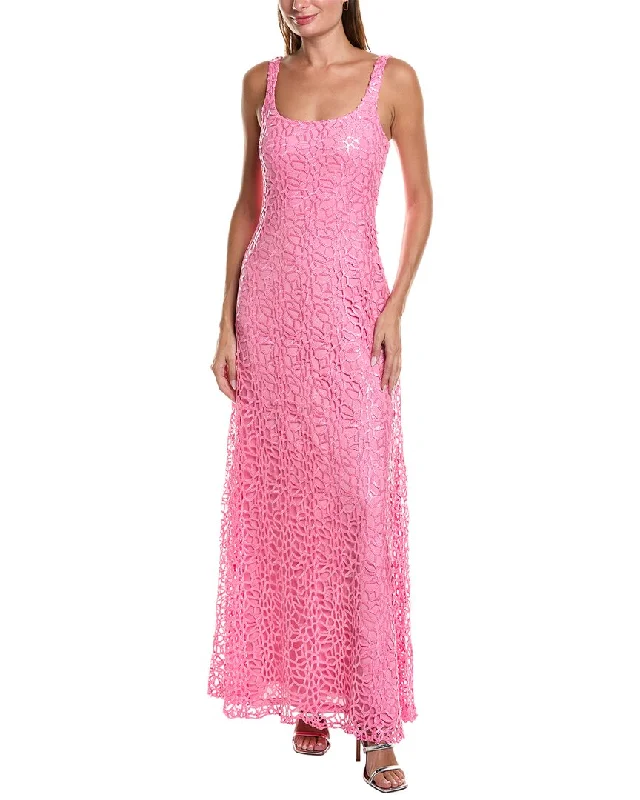 Women's Activewear for Exercise and Sports ML Monique Lhuillier Hannah Sequins Gown