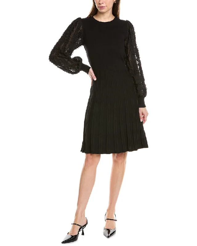 Online Clothing Boutiques Nanette Nanette Lepore Chiffon Sleeve Sweaterdress