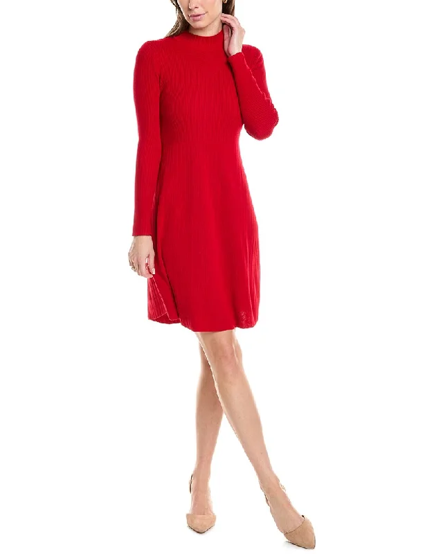 Online Shopping Boutiques Nanette Nanette Lepore Mock Sweaterdress