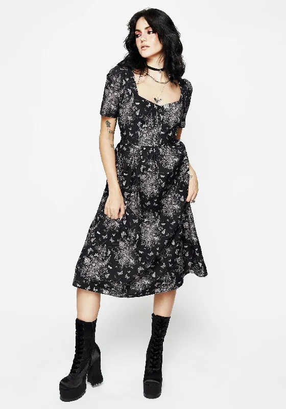 Casual Chic Thalia Button Front Midi Dress