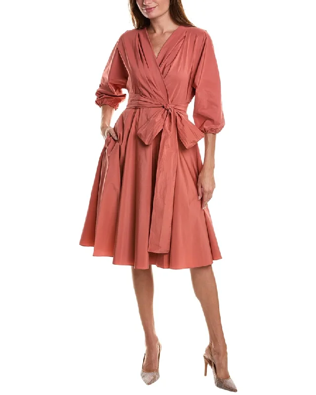 Vibrant Femme Fashion Weekend Max Mara Negozi Wrap Dress